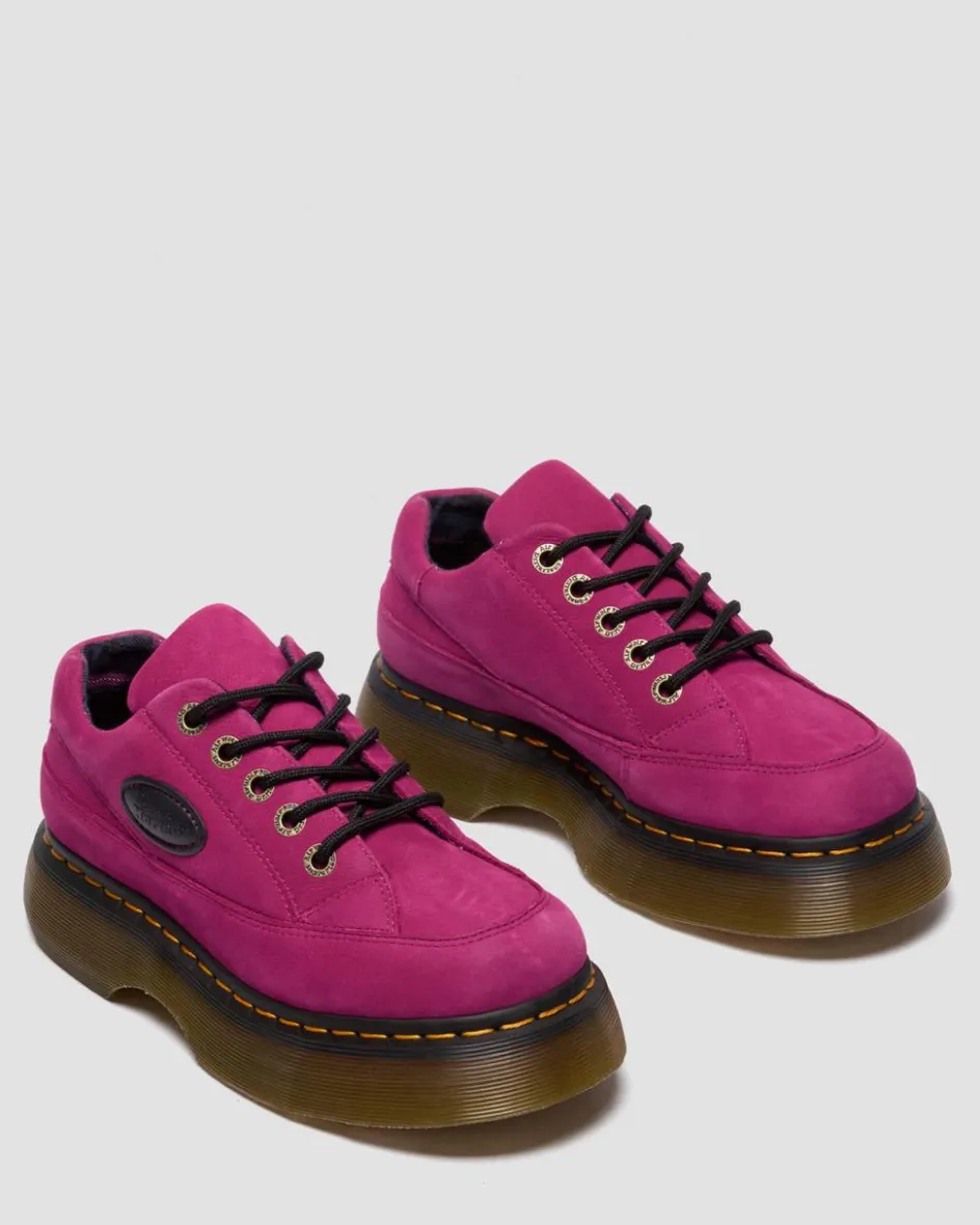 Dr. Martens Last Chance Styles*Buzz 5-Eye in Fuchsia Pink Fuchsia Pink — Milled Nubuck Wp
