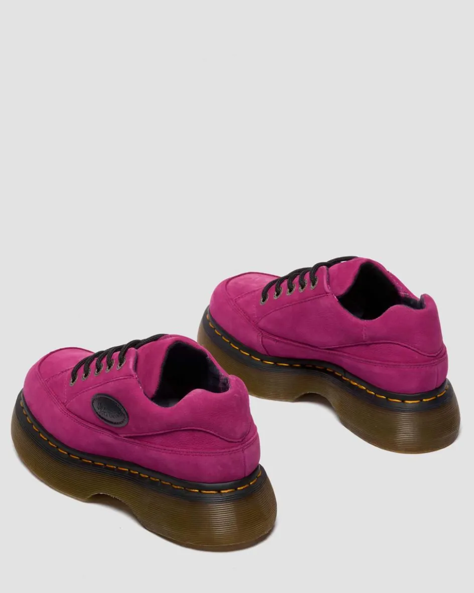 Dr. Martens Last Chance Styles*Buzz 5-Eye in Fuchsia Pink Fuchsia Pink — Milled Nubuck Wp