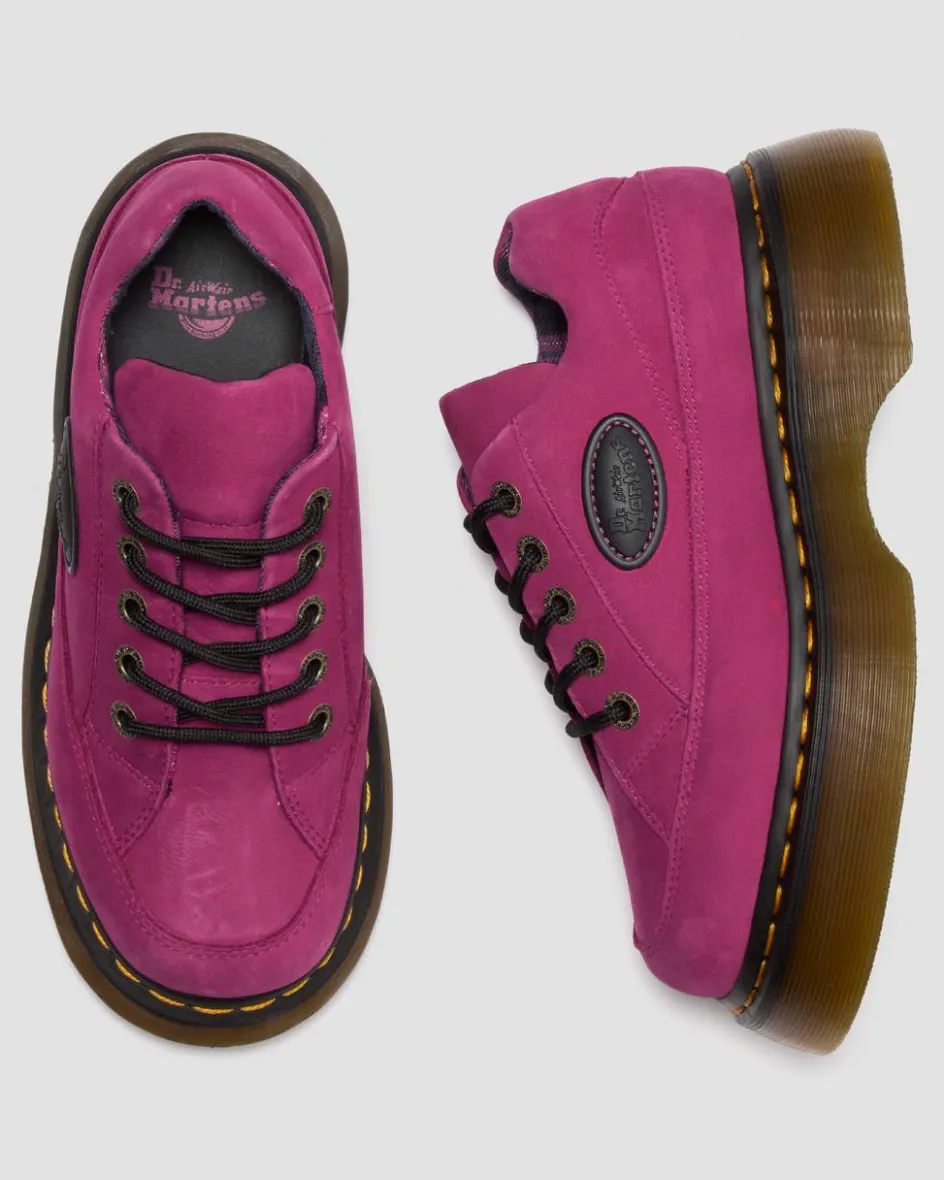 Dr. Martens Last Chance Styles*Buzz 5-Eye in Fuchsia Pink Fuchsia Pink — Milled Nubuck Wp