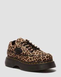 Dr. Martens Shoes|Platform Shoes*Buzz 5-eye leopard shoes in Light Tan