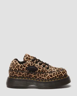 Dr. Martens Shoes|Platform Shoes*Buzz 5-eye leopard shoes in Light Tan