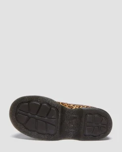 Dr. Martens Last Chance Styles*Buzz leopard Mary Jane shoes in Light Tan