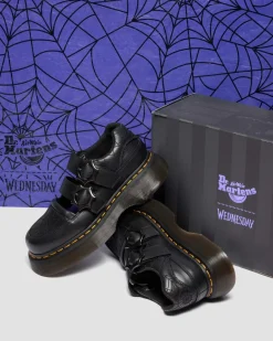 Dr. Martens Collaborations|Collaborations*Buzz Mary Jane Wednesday Shoes in Black Black — Nappa Lux
