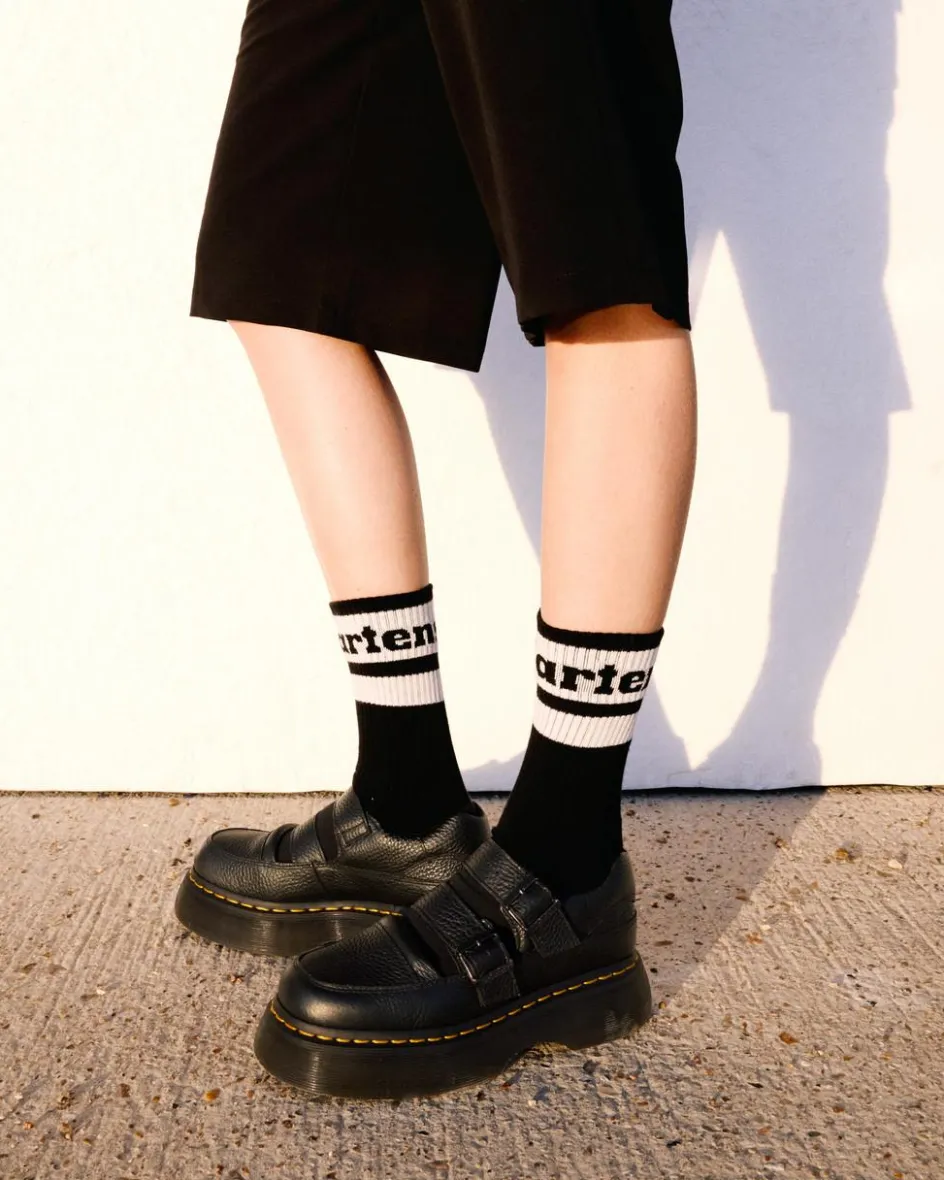 Dr. Martens Last Chance Styles*Buzz milled nappa leather Mary Jane shoes in Black Milled Nappa BLACK MILLED NAPPA — Milled Nappa