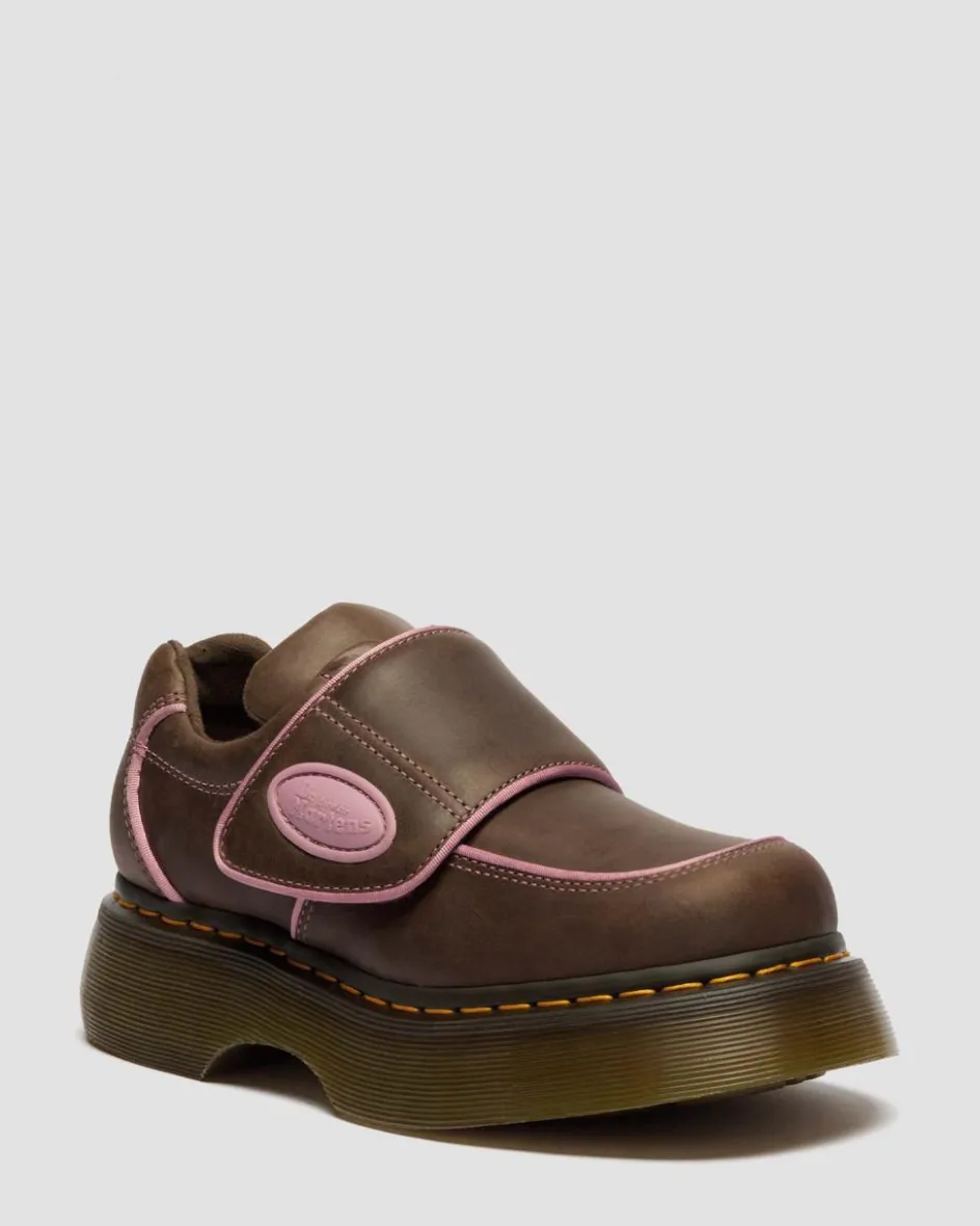 Dr. Martens Shoes|Platform Shoes*Buzz Strap Wyoming Shoes in Dark Brown Dark Brown — Wyoming