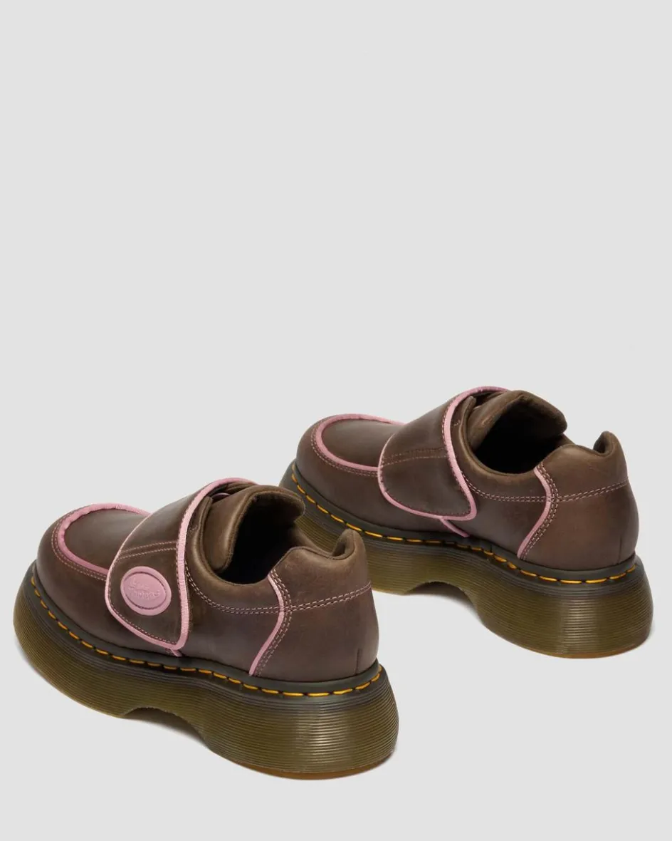 Dr. Martens Shoes|Platform Shoes*Buzz Strap Wyoming Shoes in Dark Brown Dark Brown — Wyoming