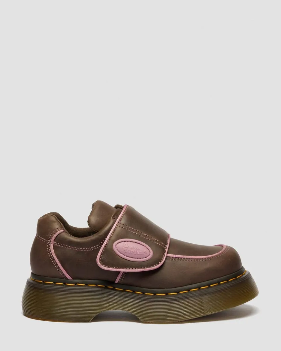 Dr. Martens Shoes|Platform Shoes*Buzz Strap Wyoming Shoes in Dark Brown Dark Brown — Wyoming