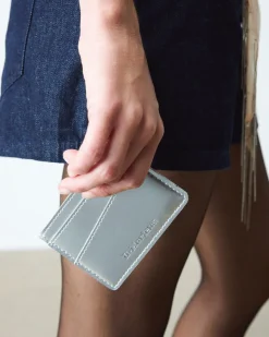 Dr. Martens New And Featured|Accessories*Cardholder II Card Holder Silver Metallic Patent Lamper in Silver Metallic Silver Metallic — Patent Lamper