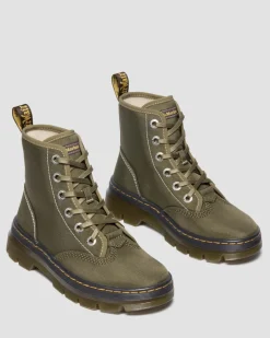 Dr. Martens Boots|Ankle Boots*Charlee Chukka Nylon Utility Boots in DMS OLIVE