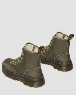 Dr. Martens Boots|Ankle Boots*Charlee Chukka Nylon Utility Boots in DMS OLIVE