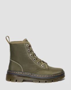 Dr. Martens Boots|Ankle Boots*Charlee Chukka Nylon Utility Boots in DMS OLIVE
