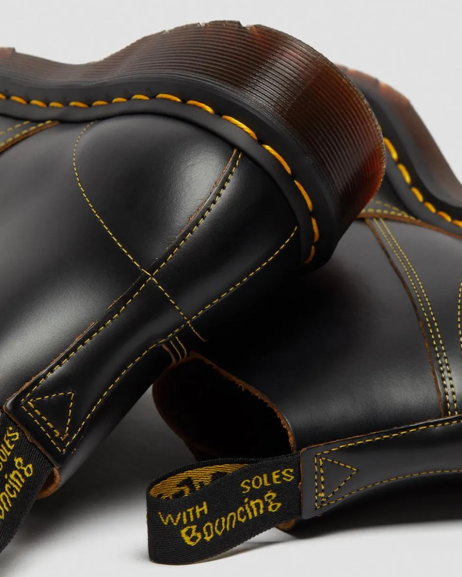 Dr. Martens Originals|Boots*Church Vintage Monkey Boots in Black Black — Vintage Smooth
