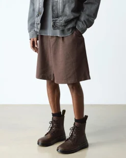 Dr. Martens Boots|Casual Boots*Combs Crazy Horse Leather Casual Boots in Brown Brown — Crazy Horse