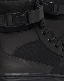 Dr. Martens Boots|Casual Boots*Combs Tech Poly Casual Boots in Black Black — Element Poly Rip Stop