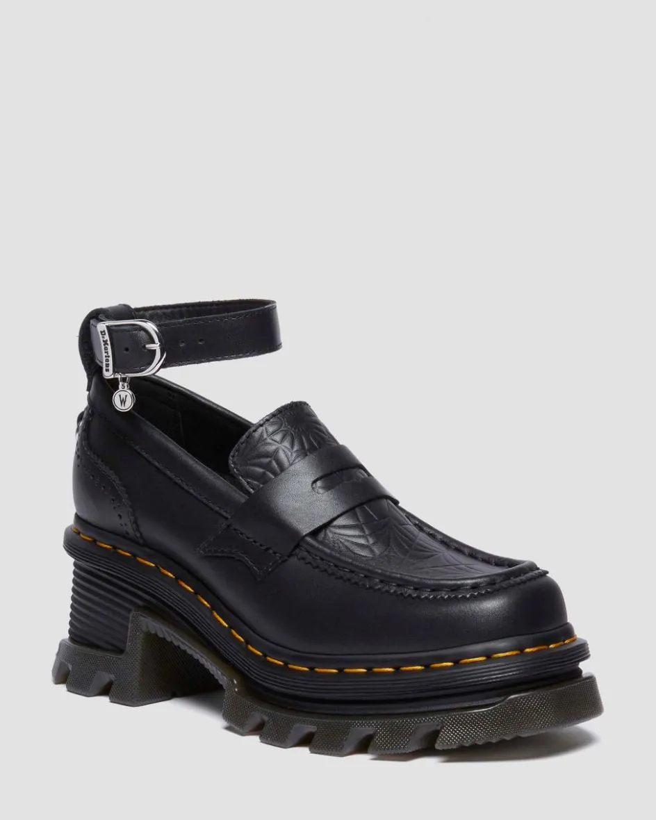 Dr. Martens Collaborations|Collaborations*CORRAN WEDNESDAY HEELED LOAFERS in Black Black — Wanama