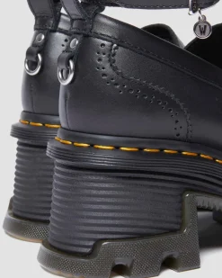 Dr. Martens Collaborations|Collaborations*CORRAN WEDNESDAY HEELED LOAFERS in Black Black — Wanama
