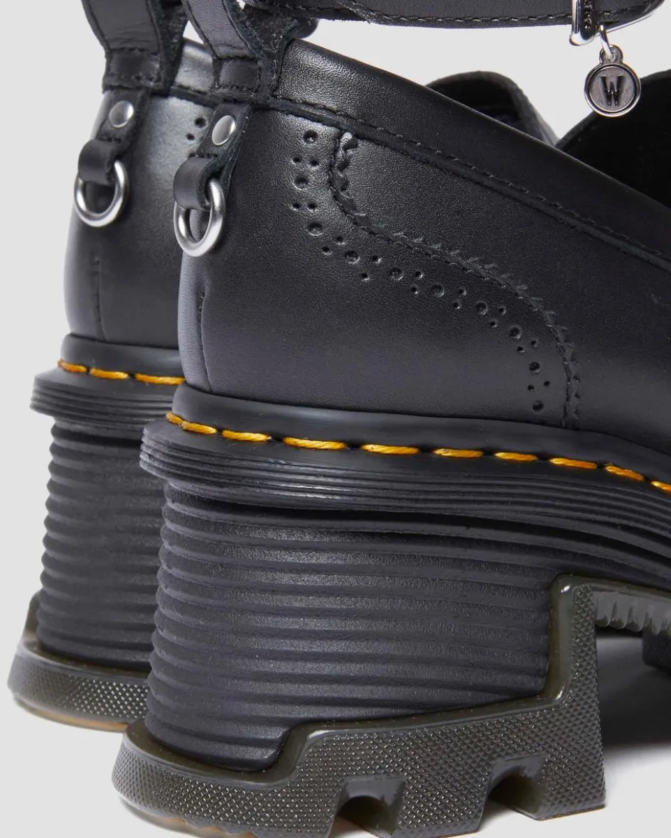 Dr. Martens Collaborations|Collaborations*CORRAN WEDNESDAY HEELED LOAFERS in Black Black — Wanama