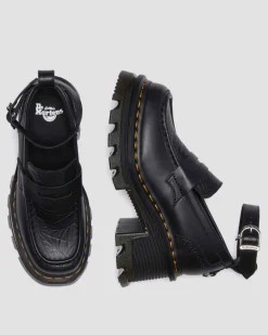 Dr. Martens Collaborations|Collaborations*CORRAN WEDNESDAY HEELED LOAFERS in Black Black — Wanama