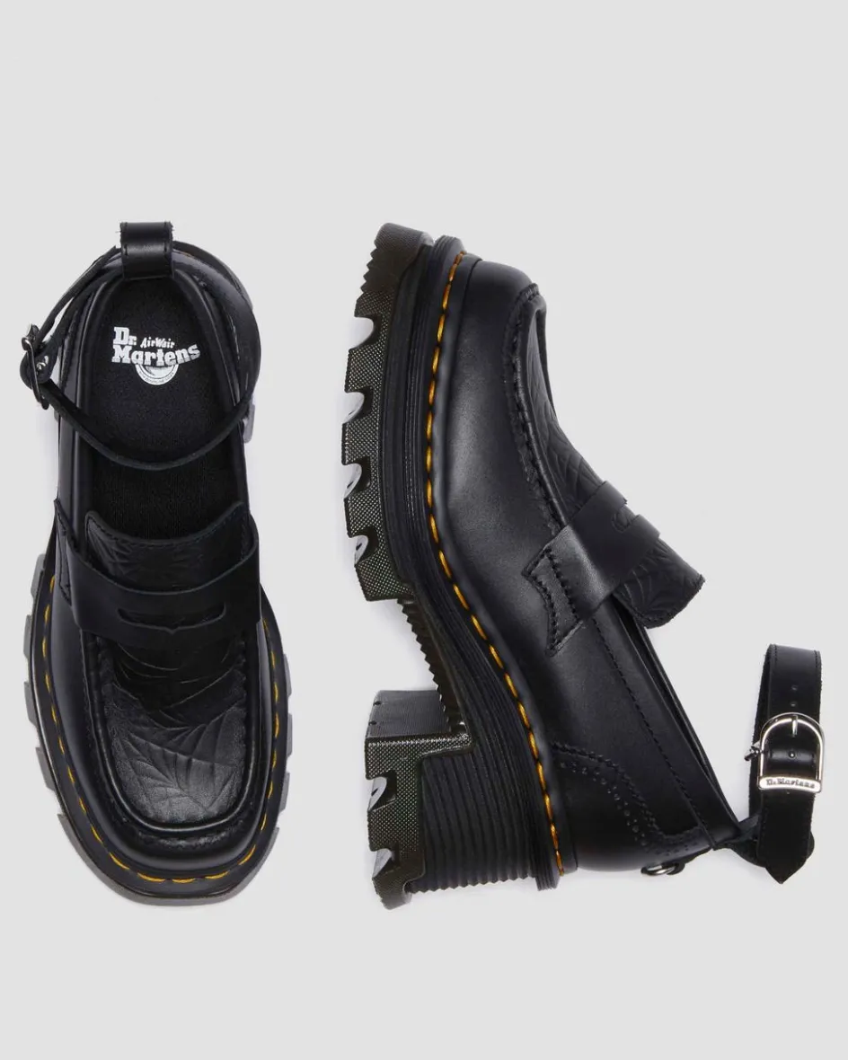 Dr. Martens Collaborations|Collaborations*CORRAN WEDNESDAY HEELED LOAFERS in Black Black — Wanama