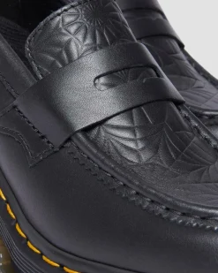 Dr. Martens Collaborations|Collaborations*CORRAN WEDNESDAY HEELED LOAFERS in Black Black — Wanama