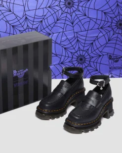 Dr. Martens Collaborations|Collaborations*CORRAN WEDNESDAY HEELED LOAFERS in Black Black — Wanama