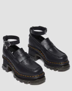 Dr. Martens Collaborations|Collaborations*CORRAN WEDNESDAY HEELED LOAFERS in Black Black — Wanama