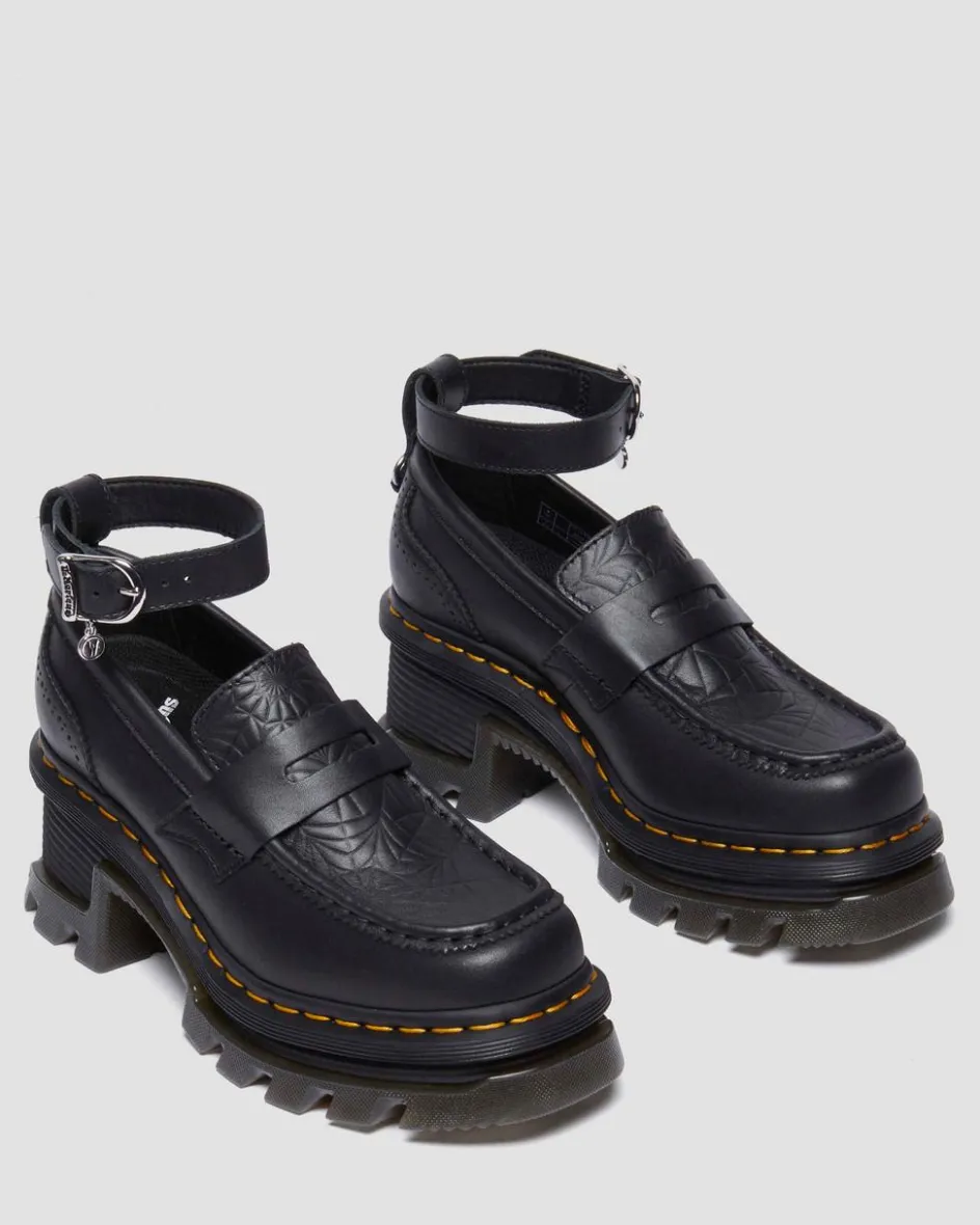 Dr. Martens Collaborations|Collaborations*CORRAN WEDNESDAY HEELED LOAFERS in Black Black — Wanama