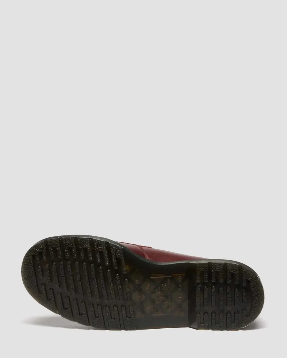 Dr. Martens Shoes|New And Featured*Delapre Penny Loafers in Burgundy Burgundy — Classic Calf