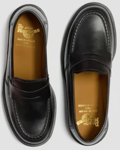 Dr. Martens Shoes|New And Featured*Delapre Penny Loafers in Black Black — Classic Calf