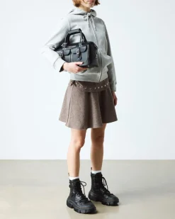 Dr. Martens Ankle Boots|Boots*DMXL 8-eye leather boots in Black Black — Lunar+Rubber Grained Leather