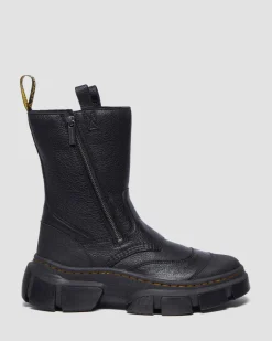 Dr. Martens Last Chance Styles*DMXL Rigger leather boots in Black Black — Lunar