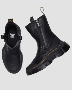 Dr. Martens Last Chance Styles*DMXL Rigger leather boots in Black Black — Lunar