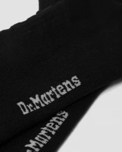 Dr. Martens Accessories|Accessories*Double Doc Cotton Blend Socks in Black Black — Cotton Blend