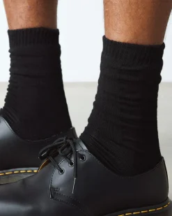 Dr. Martens Accessories|Accessories*Double Doc Cotton Blend Socks in Black Black — Cotton Blend