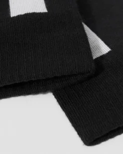 Dr. Martens Accessories|Accessories*Double Doc Cotton Blend Socks in Black Black+White — Cotton Blend