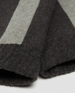 Dr. Martens Accessories|Accessories*Double Doc Cotton Blend Socks in Charcoal Charcoal — Cotton Blend