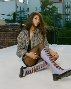 Dr. Martens Collaborations|Collaborations*x Marc Jacobs Kiki Boots in Bright Lavender BRIGHT LAVENDER — Buttero