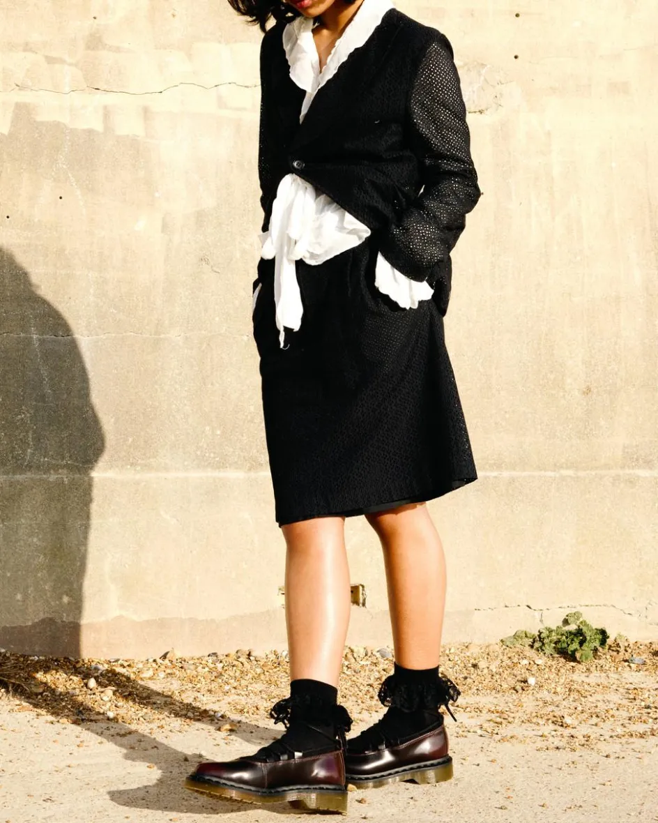 Dr. Martens Shoes*Elphie II leather ballet flats in Cherry Red Arcadia Cherry Red Arcadia — Arcadia