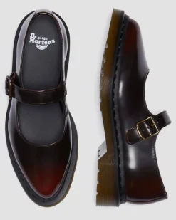 Dr. Martens Last Chance Styles*Elphie Mary Jane Leather shoes in Cherry Red Arcadia Cherry Red Arcadia — Arcadia