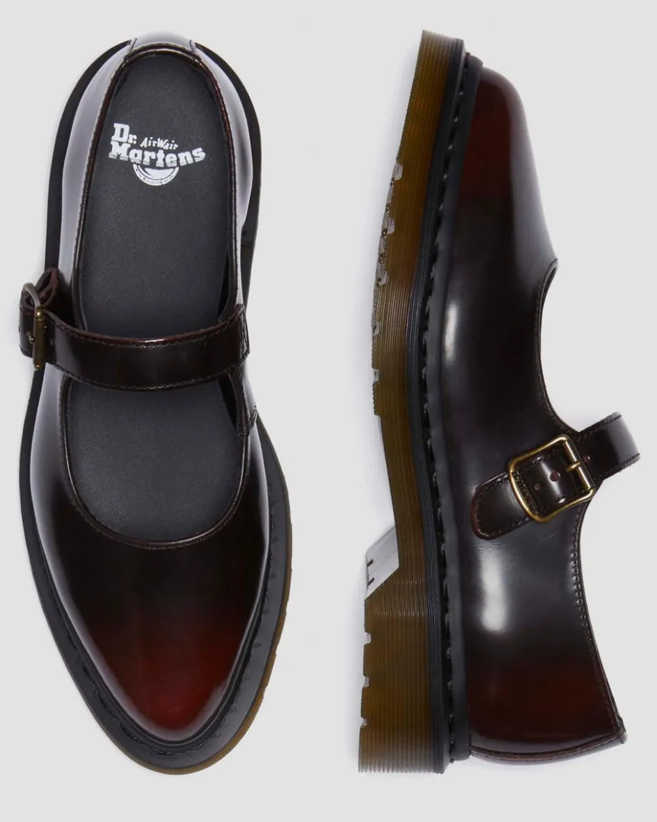 Dr. Martens Last Chance Styles*Elphie Mary Jane Leather shoes in Cherry Red Arcadia Cherry Red Arcadia — Arcadia