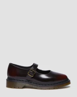 Dr. Martens Last Chance Styles*Elphie Mary Jane Leather shoes in Cherry Red Arcadia Cherry Red Arcadia — Arcadia
