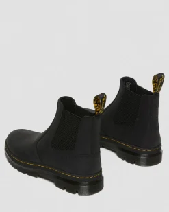 Dr. Martens Boots|Chelsea Boots*Embury Leather Casual Chelsea Boots in Black Black — Wyoming