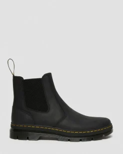Dr. Martens Boots|Chelsea Boots*Embury Leather Casual Chelsea Boots in Black Black — Wyoming