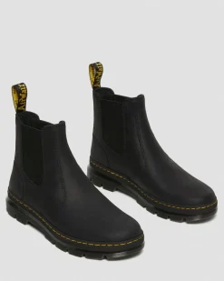Dr. Martens Boots|Chelsea Boots*Embury Leather Casual Chelsea Boots in Black Black — Wyoming