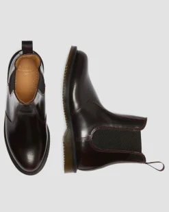 Dr. Martens Boots|Chelsea Boots*Flora Arcadia Chelsea Boots in Cherry Red Arcadia Cherry Red Arcadia — Arcadia