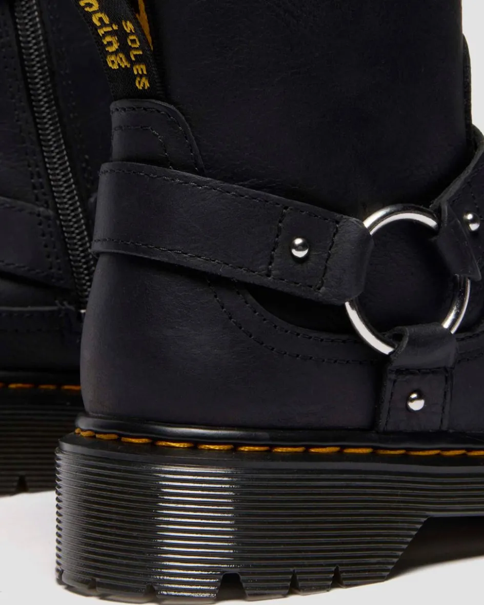 Dr. Martens Last Chance Styles*Genaya Junior in Black Black — Wyoming