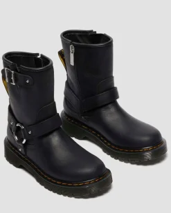 Dr. Martens Last Chance Styles*Genaya Junior in Black Black — Wyoming