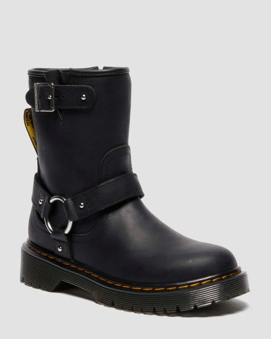 Dr. Martens Last Chance Styles*Genaya Junior in Black Black — Wyoming