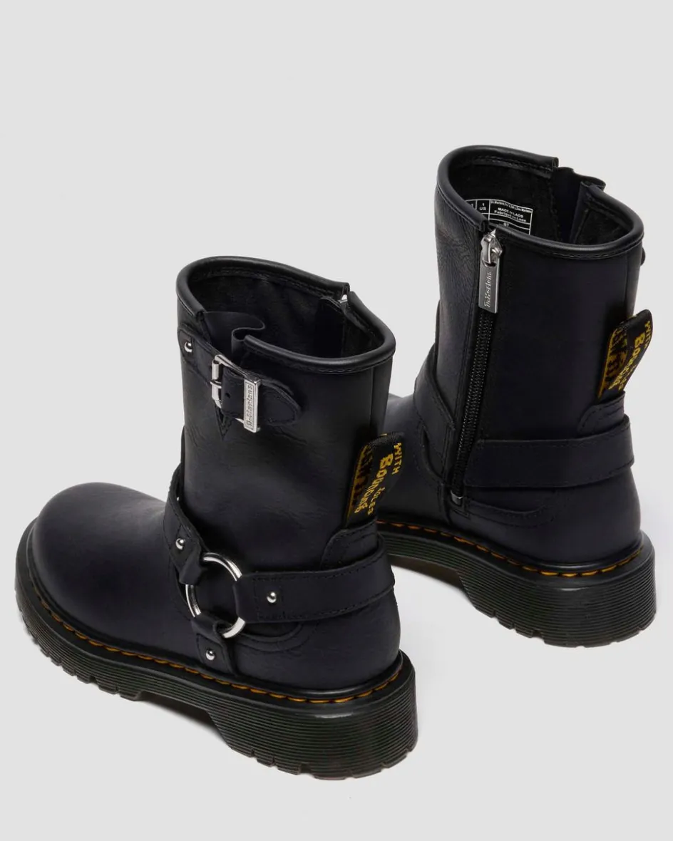 Dr. Martens Last Chance Styles*Genaya Junior in Black Black — Wyoming
