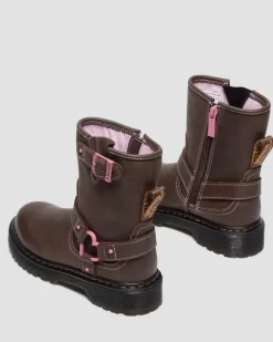 Dr. Martens Last Chance Styles*Genaya Junior in Dark Brown Dark Brown — Wyoming